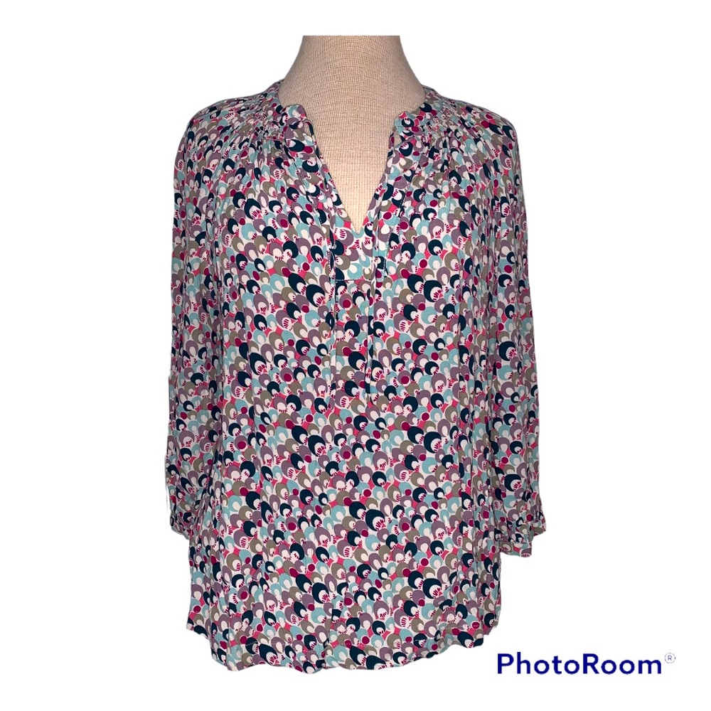 Boden V-neck Top with Strings